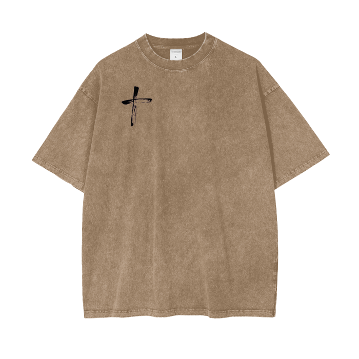 Beyond Thankful Acid Wash Oversize T-Shirt