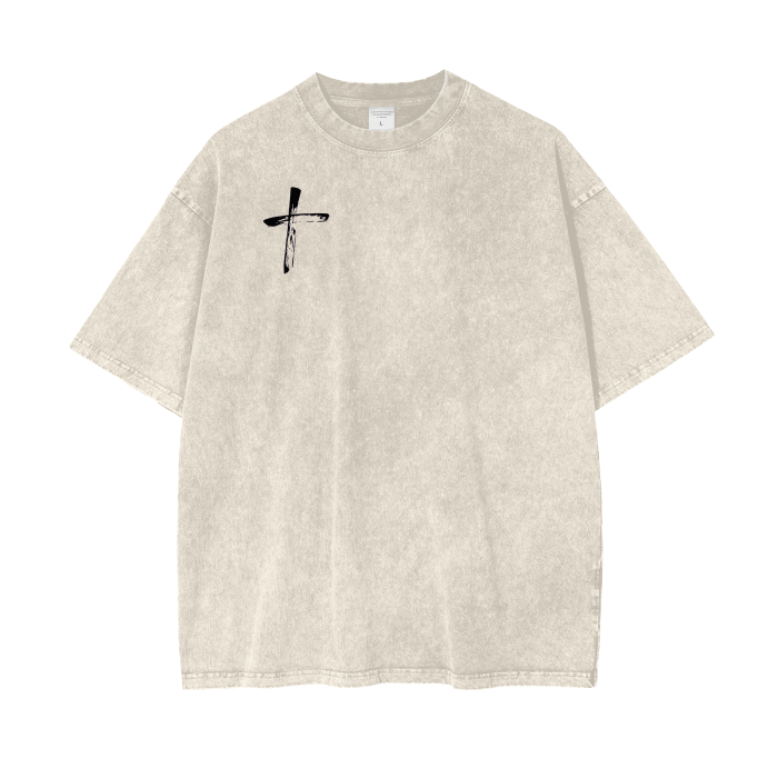 Beyond Thankful Acid Wash Oversize T-Shirt